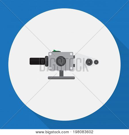 Vector Illustration Of Electric Symbol On Soldering Pipe Flat Icon