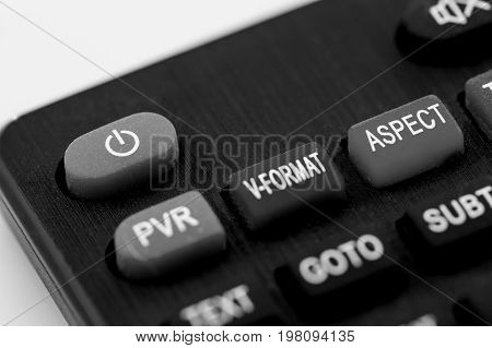 Macro Of Remote Control Detail