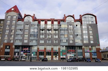 Old Buildings In Vyborg, Russia