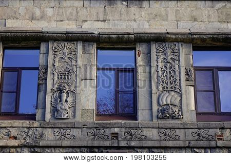 Old Buildings In Vyborg, Russia