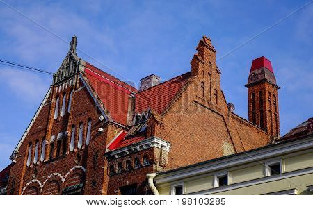 Old Buildings In Vyborg, Russia