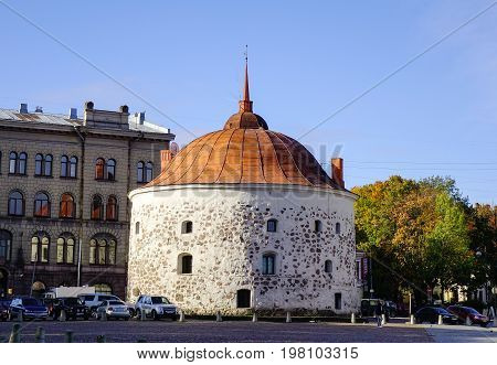 Old Buildings In Vyborg, Russia
