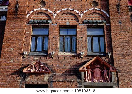 Old Buildings In Vyborg, Russia