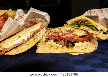 Editorial: Florence Panini Sandwiches, Italy.