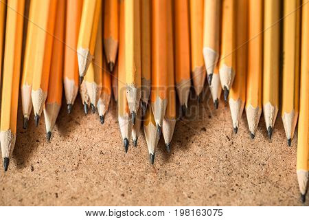 A Variety Of Graphite Pencils