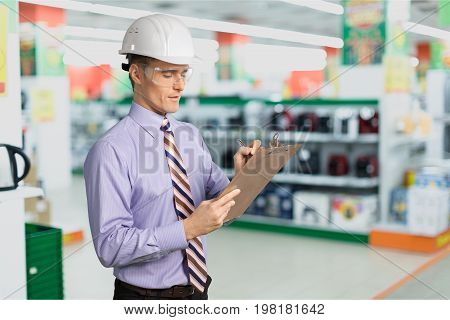 White business man helemet business success solid view