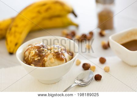 Icecream Made Of Frozen Banana