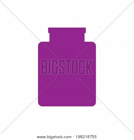 Jam icon in flat style. Vector illustration for print, cards and creaive design