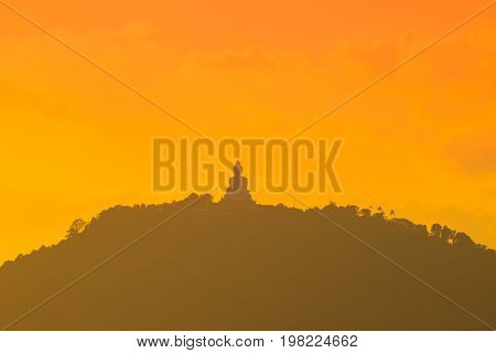 Golden Sky Above Chalong Bay Shore