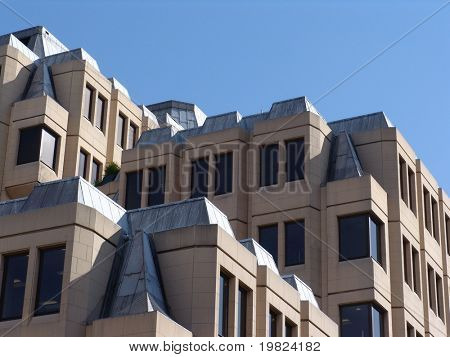 Blocco cubista tipo edificio di Londra