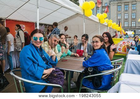 People During The Open Festival Called Delicious Vyatka Vkusna