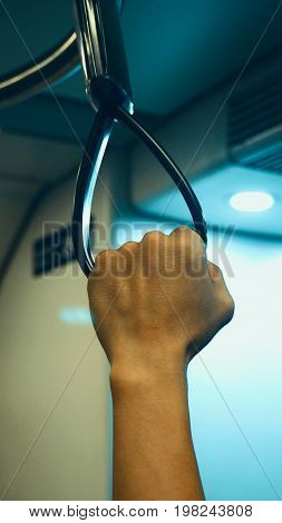 Big Black Color Train Handle.