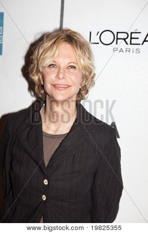 NEW YORK - 25. dubna: Herečka Meg Ryanattends vážná Moonlight premiéra na Tribeca Film Festiva