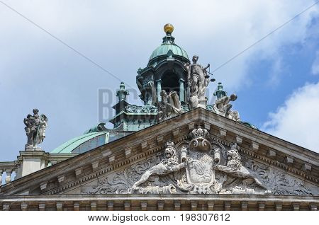 The Justizpalast Munich, Palace of Justice, Germany