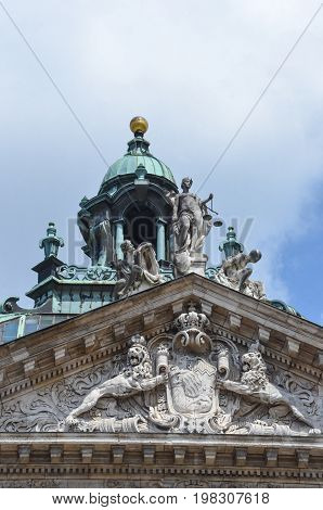 The Justizpalast Munich, Palace of Justice, Germany