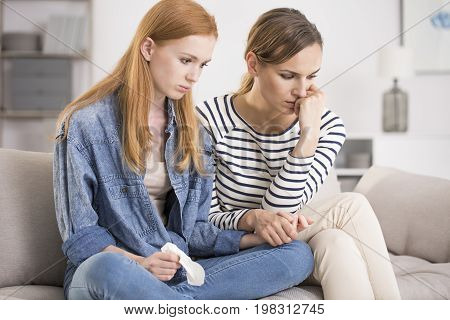 Consoling Friend, Holding Hands