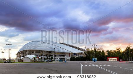 Fisht Olympic Stadium In Sochi, Adler, Russia