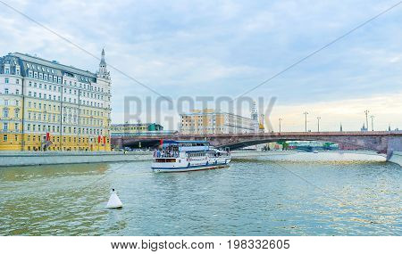 Stone Bridge Over Moskva River