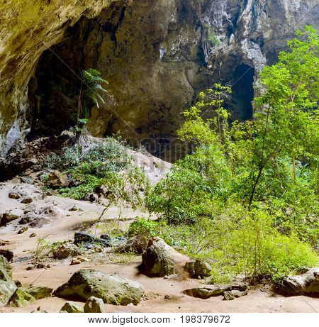 Entrance In Phraya Nakhon Cave. Thailand