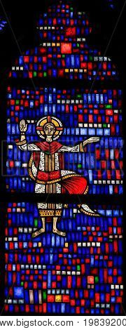 Stained Glass In Worms - Jesus Christ