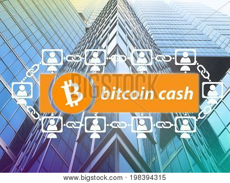 Bitcoin cash or symbol BHC is a cryptocurrency digital money concept