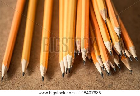 A Variety Of Graphite Pencils