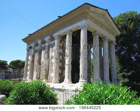 19.06.2017 Roma Italy: The Temple of Fortune Virile