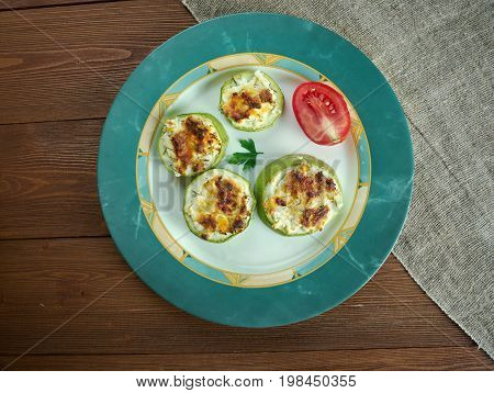 Turkish Zucchini Stuffed