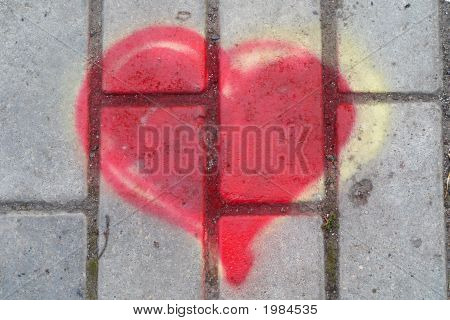 Grafiti kalp