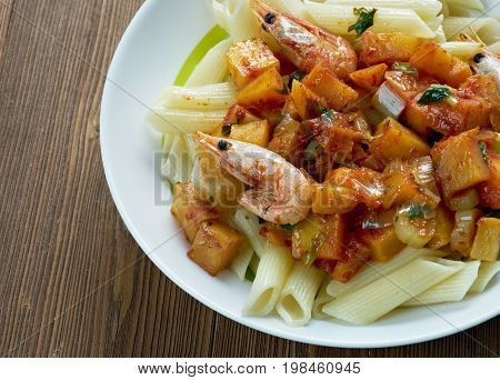 Italian Pasta With Pumpkin