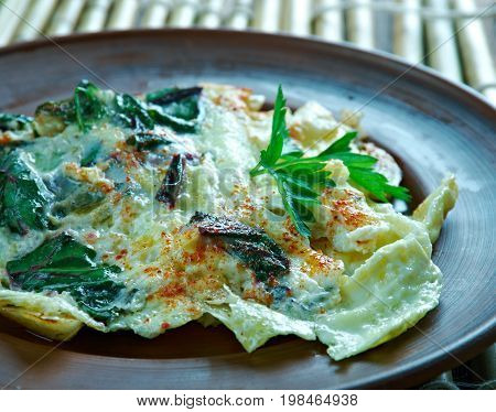 Turkish Omelette With Beetroot