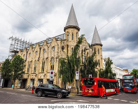 Westbourne Grove Church In London (hdr)