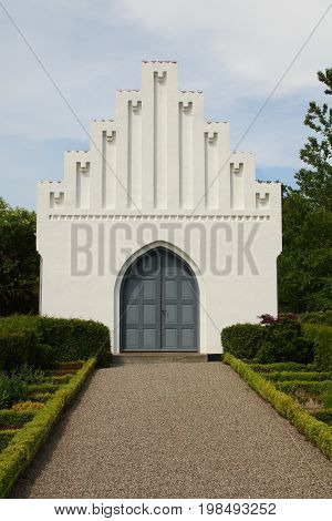Out building from the Fanefjord Kirke in Askeby on the island Møn. Denmark