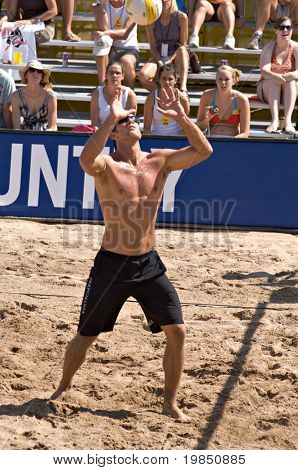 Highschool - SEPTEMBER 26: 1999 AVP Rookie of the Year Sean Scott konkurriert die AVP am besten von der 
