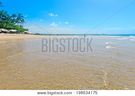Water Forms And Landscape By The Itacare Beach