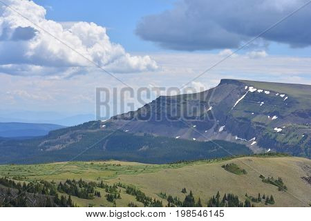 Flattop Mountain in the Flattops Wilderness in Colorado