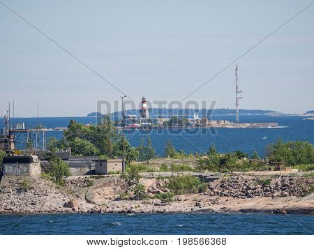 the Baltic sea near Helsinki in finland
