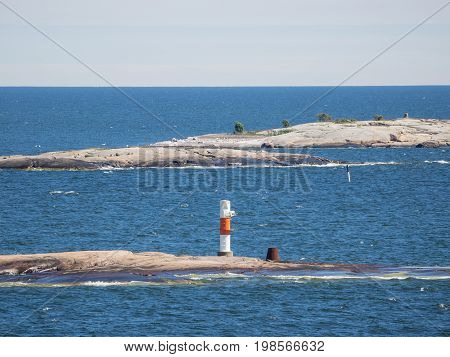 the Baltic sea near Helsinki in finland