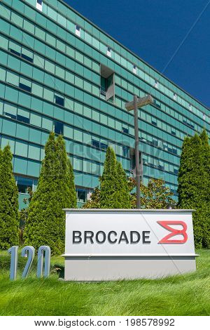 Brocade Communications Systems Headquarters And Logo