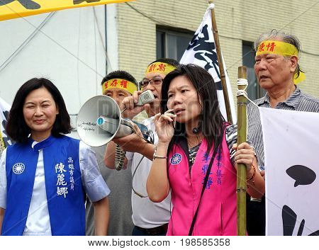 Demonstrators Protest A Controversial New Road