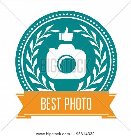 Best photo badge - rating medal for photoservice