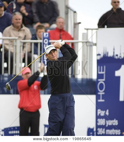 KENT UK JULY 6.England's Ryder Cup stjerne David Howell konkurrerer på den PGA Europa Tour europæiske Ope