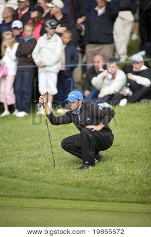 KENT REINO UNIDO 6 DE JULHO. Sergio Garcia espanhol competindo no PGA Europeu Tour Europeu Open no London