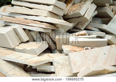 scenic terrain texture stone of different sizes