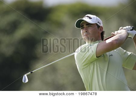 GLENEAGLES SKOTLAND AUGUST 27, Anton Haig af Sydafrika konkurrerer i Johnnie Walker klassiske PG