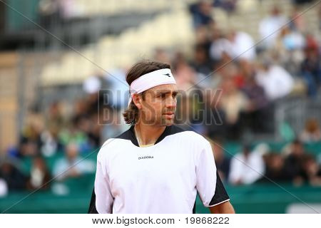 MONTE CARLO MONACO 20 APRIL, Nicolas Kiefer (GER) concurreren in de ATP Masters tournament in Monte C