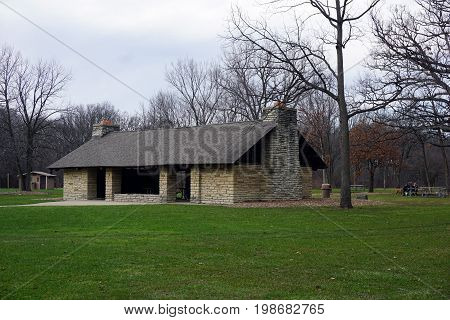 Groups may rent the historic Shorewood Grove Shelter, in  in the Hammel Woods Forest Preserve in Shorewood, Illinois, for picnics and other activities.