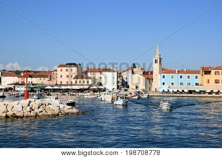view on the small town Fazana in Istria, Croatia