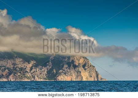 Cape Aya Is A Steep Spur Of The Main Ridge Of The Crimean Mountains
