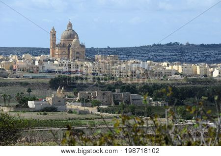 Church of Saint John the Baptist in Xewkija, Gozo, Malta